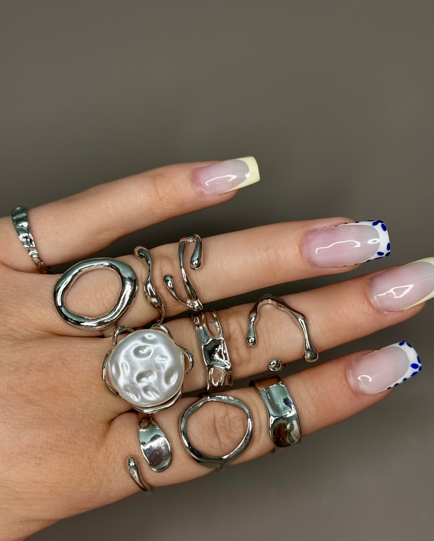 Silver Ringen set C