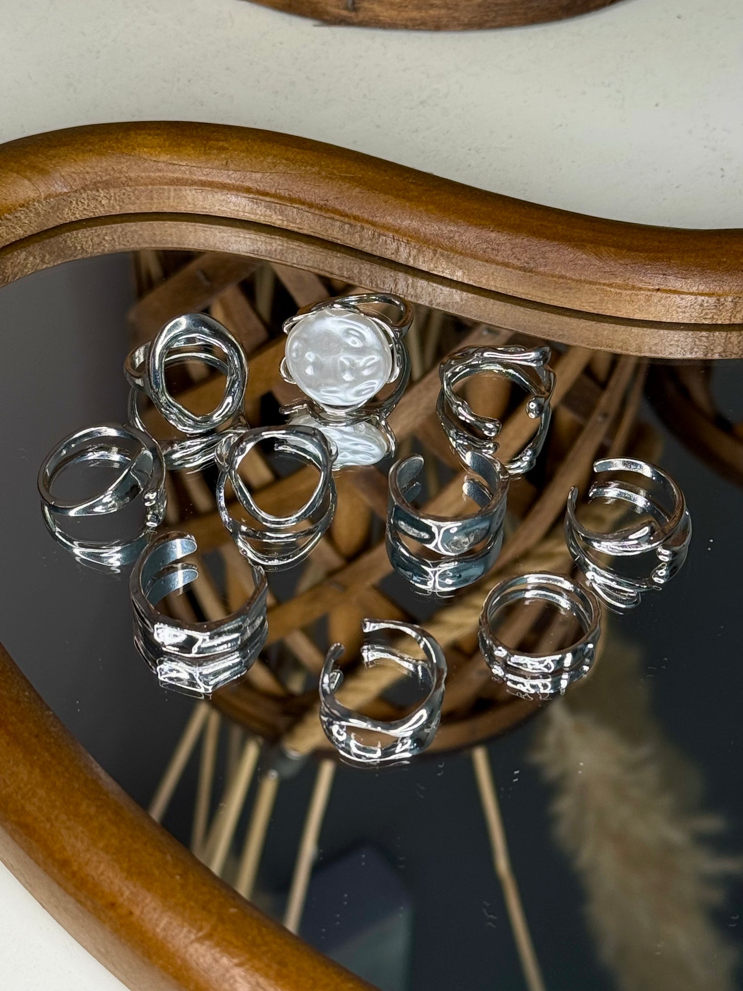 Silver Ringen set C