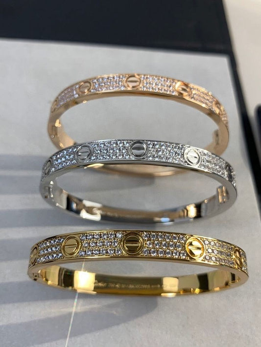 Bangle met Zirkonia Steen
