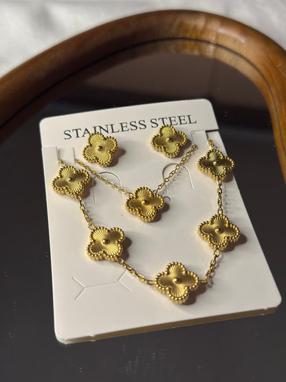 Luxe Gouden Klaver Set